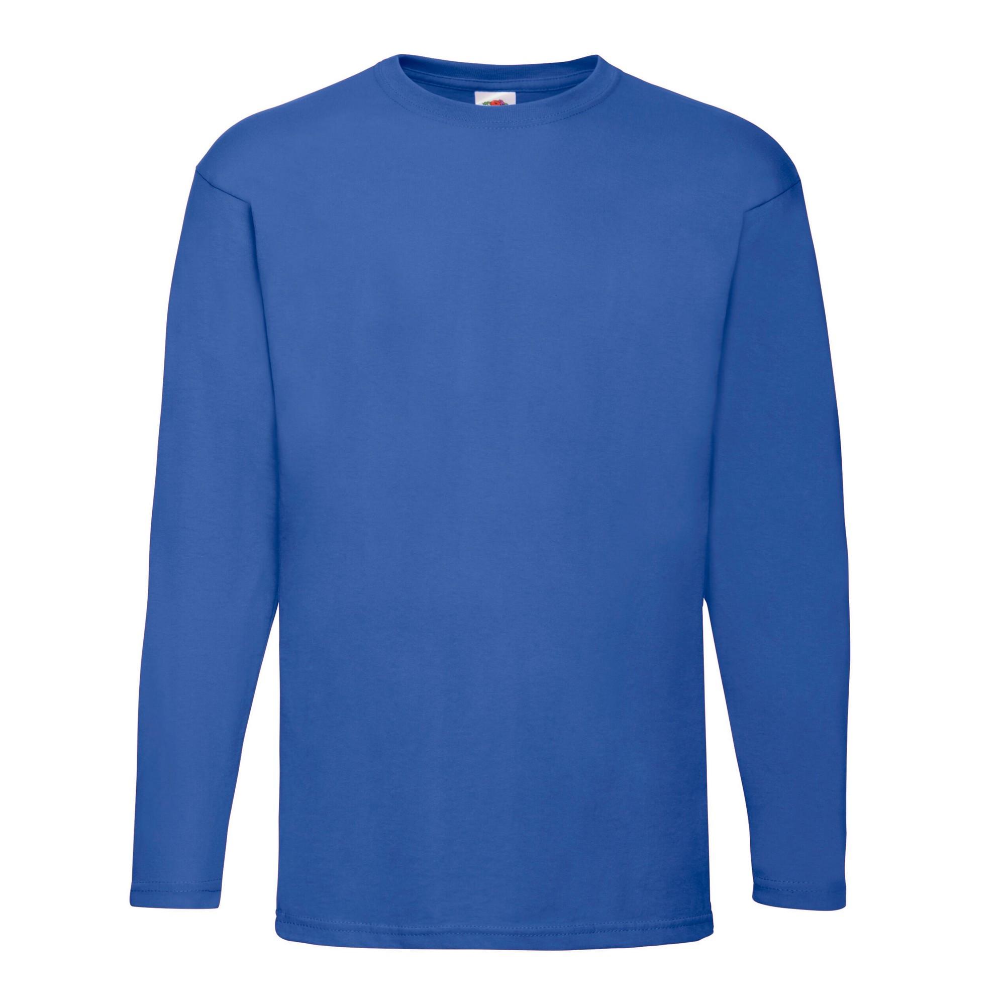 Image of Valueweight Tshirtlangärmlig Herren Königsblau XL