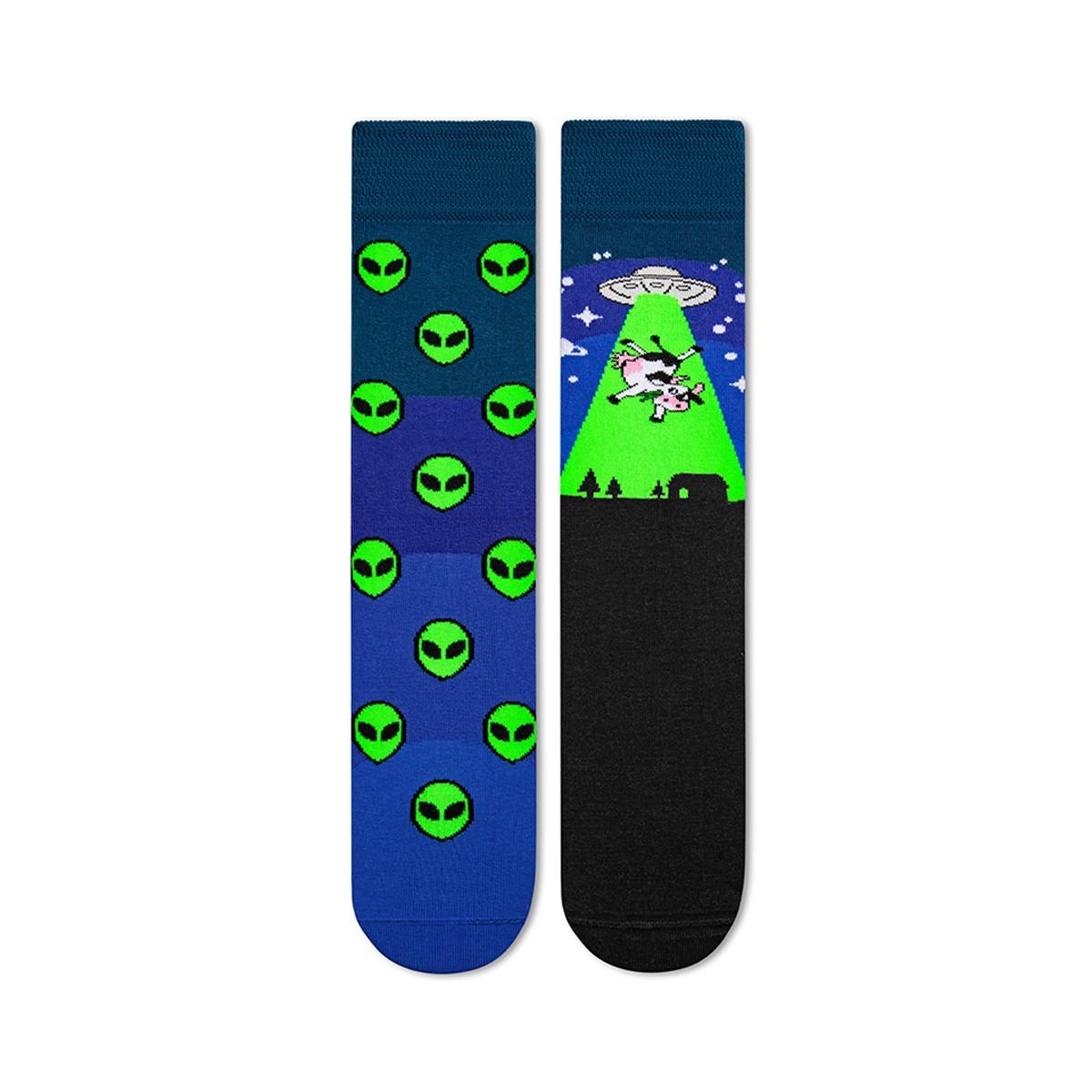 Zooksy Mix de Couleurs Chaussettes 4-Pack Motif Cosmique  