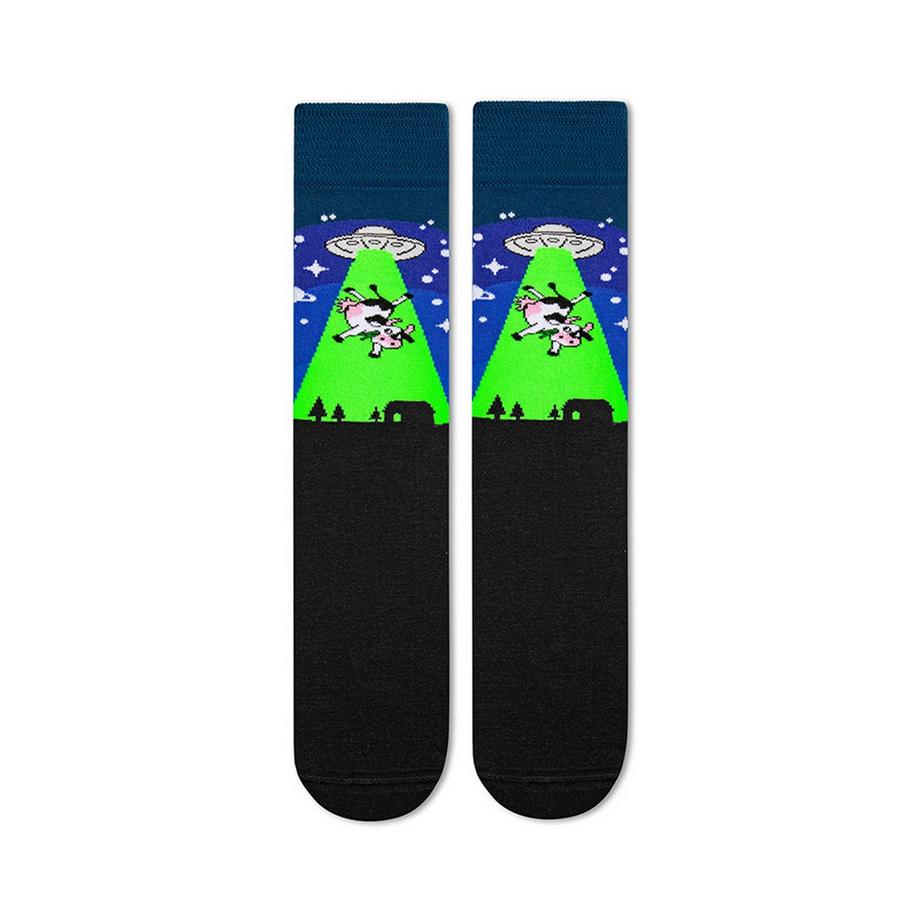 Zooksy Farbmix Socken 4er-Pack Kosmisches Muster  