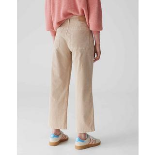 OPUS  Cropped Wide Jeans Mokoti work 