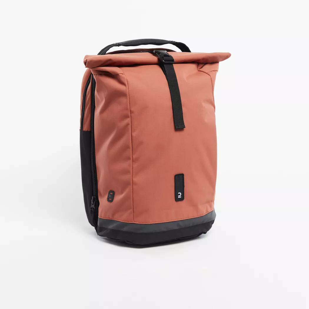 DECATHLON - Gepäckträgertasche - BIKE BAG, für Damen, Korall, Größe Onesize