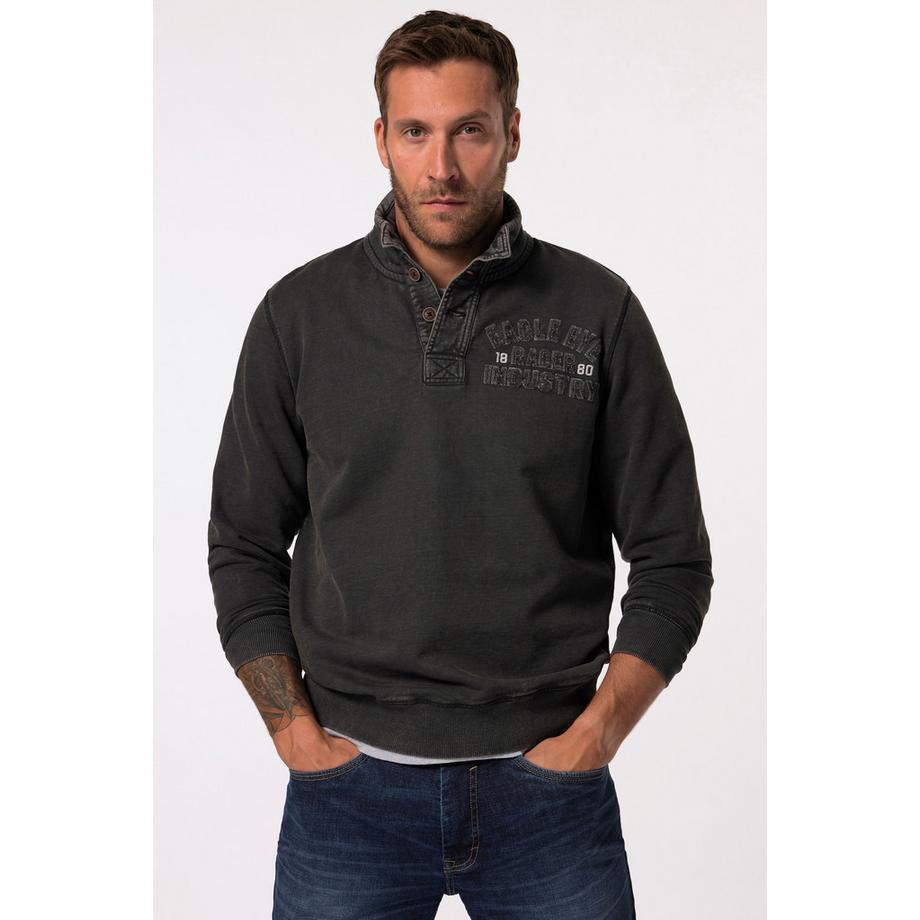 JP1880 Felpa Polo Vintage Look Applicazione  