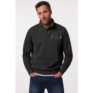 Felpa polo dal look vintage con applicazione, fino alla tg. 8XL