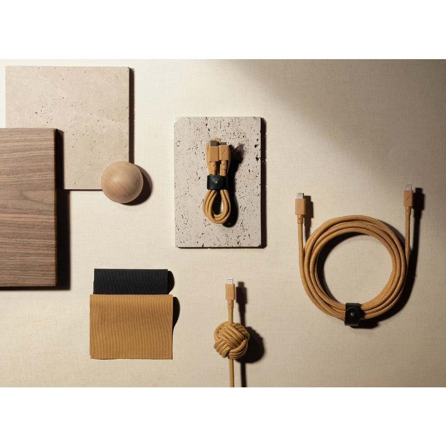 NATIVE UNION  Kabel Eco Belt USB-C / Lightning - 3m 