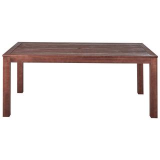 Beliani Table avec banc en Bois d'eucalyptus Traditionnel TUSCANIA  