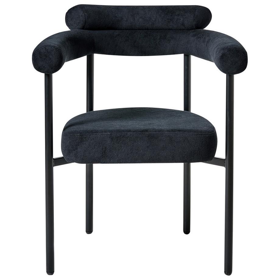 Beliani Set di 2 sedie da pranzo en Tessuto  LYNEY  