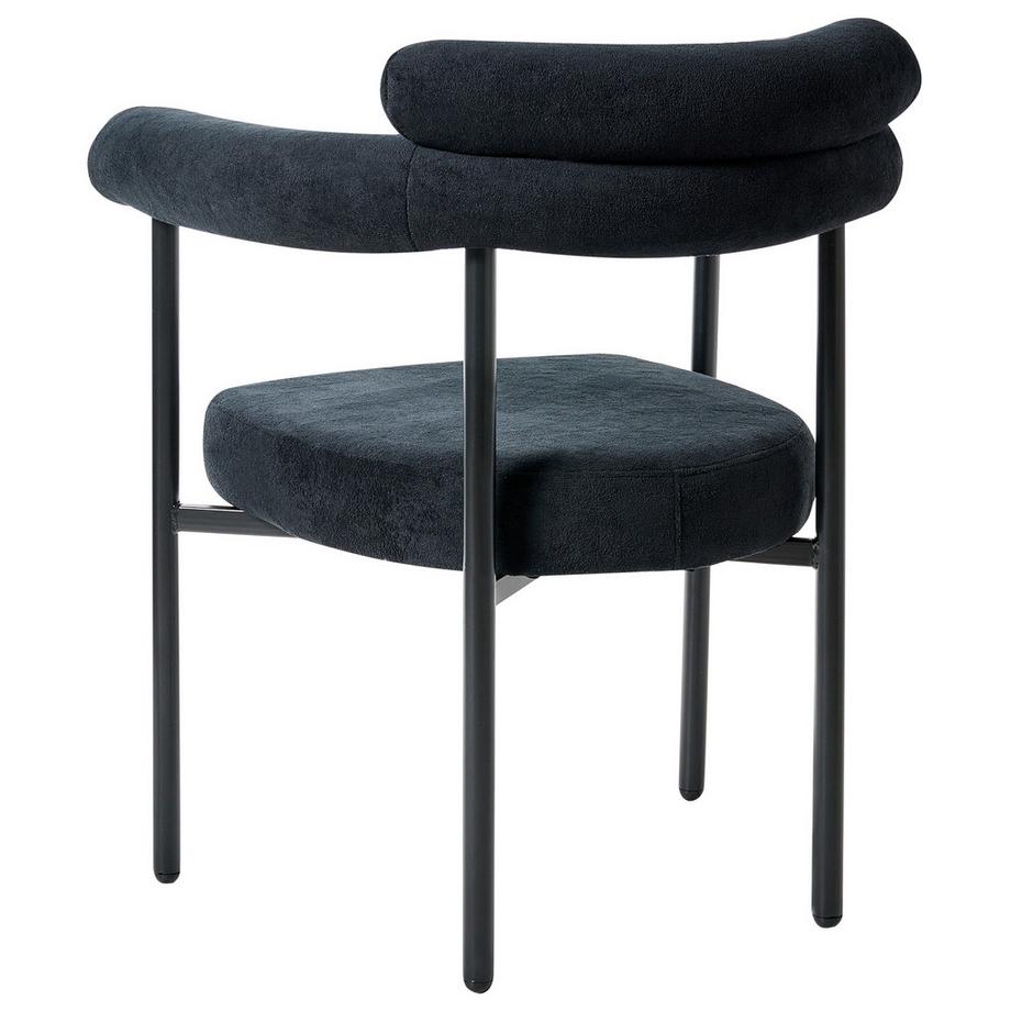 Beliani Set di 2 sedie da pranzo en Tessuto  LYNEY  