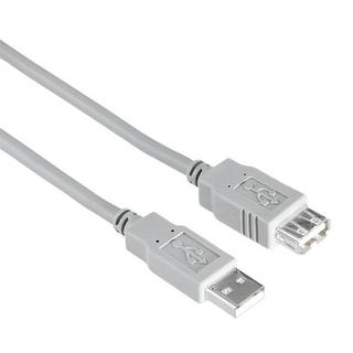 hama  00200905 USB Kabel 1,5 m USB 2.0 USB A Grau 