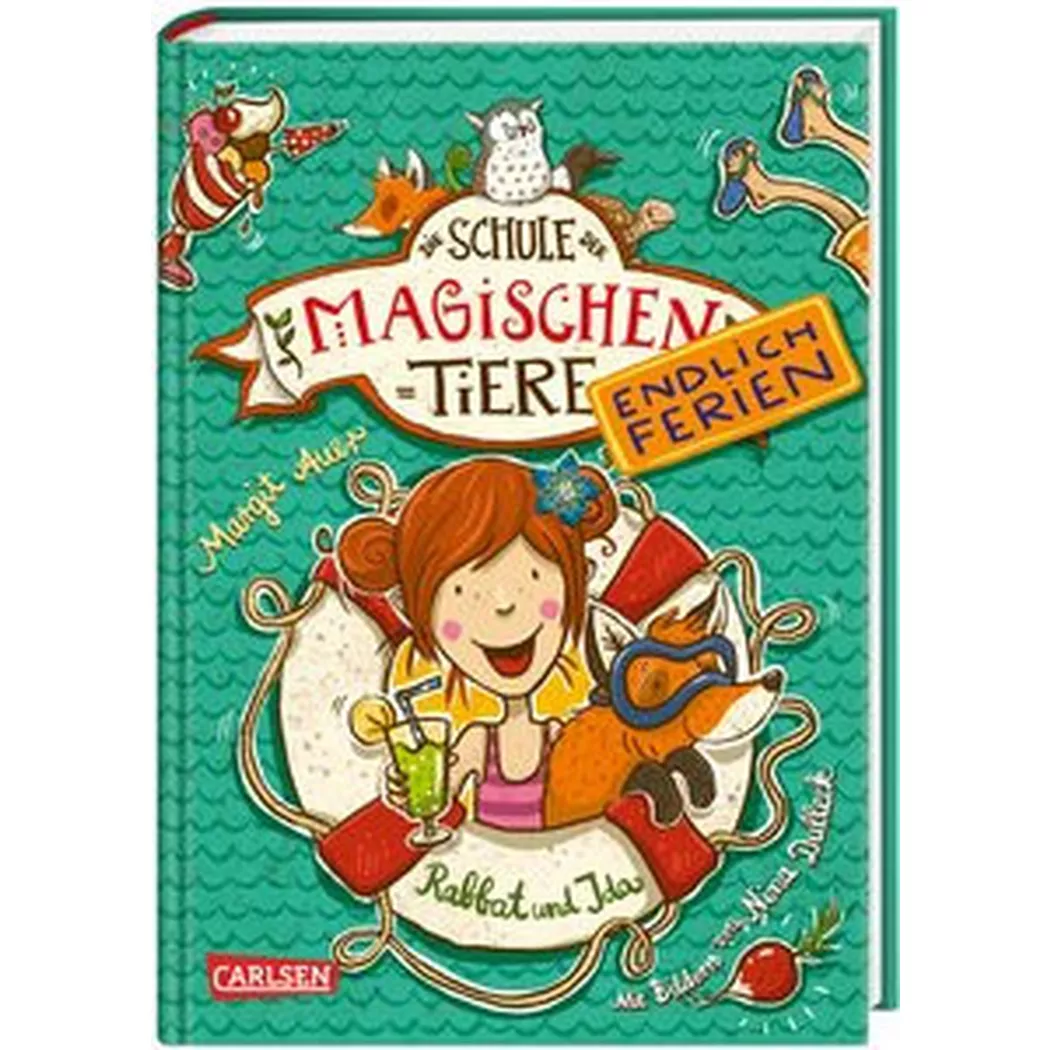 Carlsen - Die Schule der magischen Tiere. Endlich Ferien 1: Rabbat und Ida, Auer, Margit; Dulleck, Nina (Illustrationen)