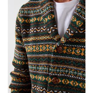 Joe Browns Cardigan Collo Sciarpa Fair Isle  