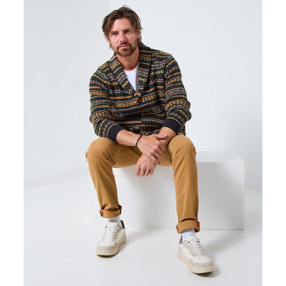 Joe Browns Fair Isle Schalkragen Strickjacke  