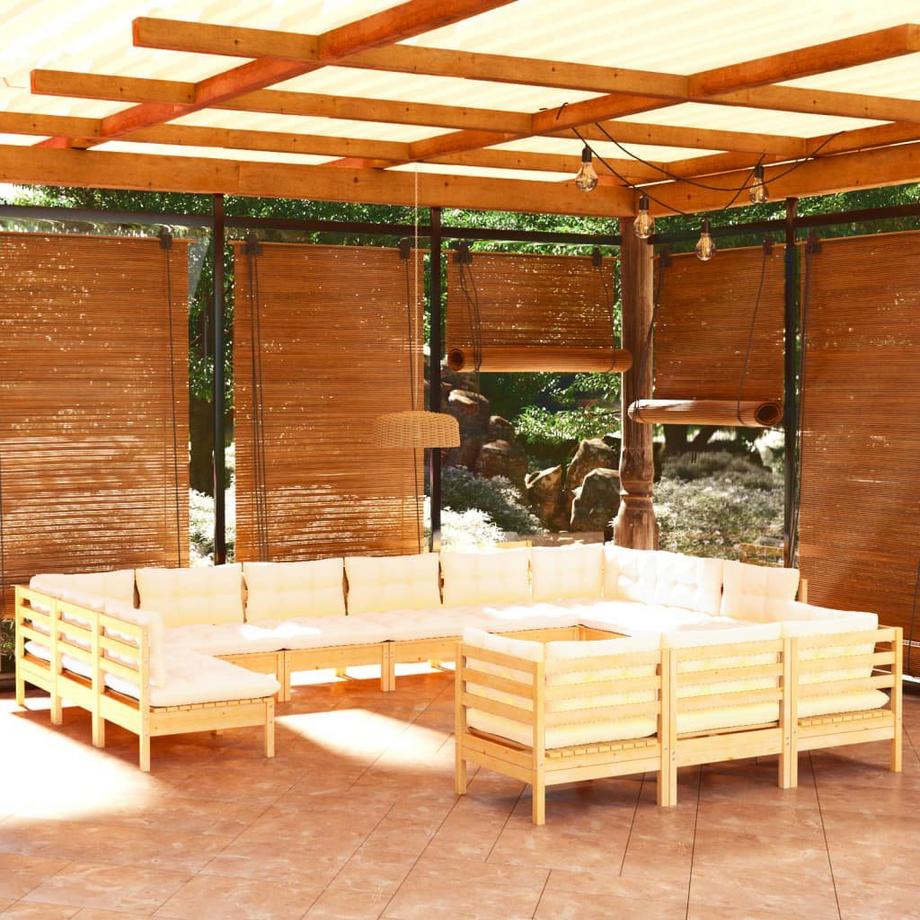 VidaXL Garten-lounge-set kiefernholz  