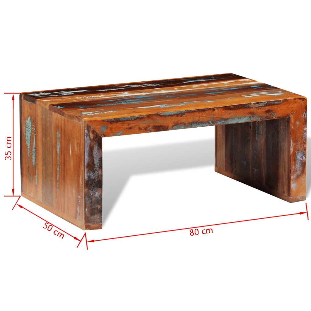 VidaXL Table basse bois  