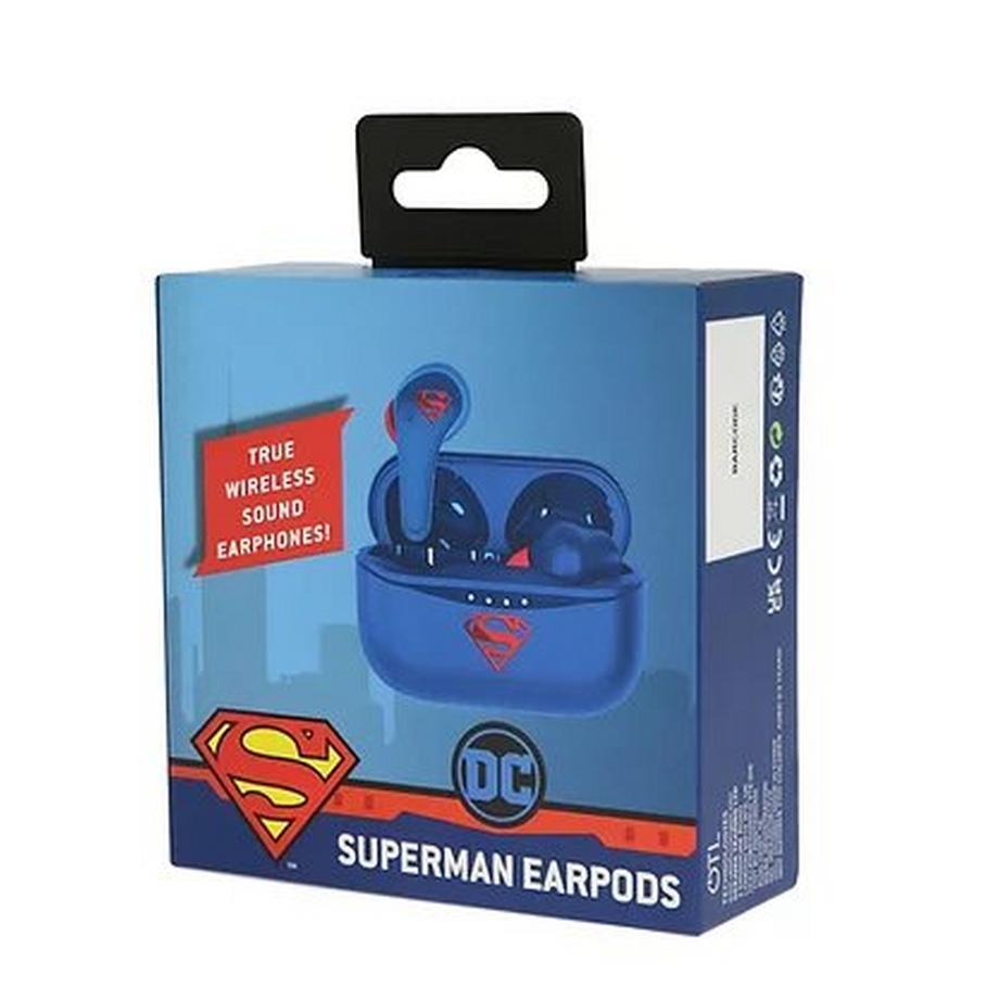 OTL  OTL Technologies DC Comics Superman Cuffie Wireless In-ear Musica e Chiamate Bluetooth Blu 