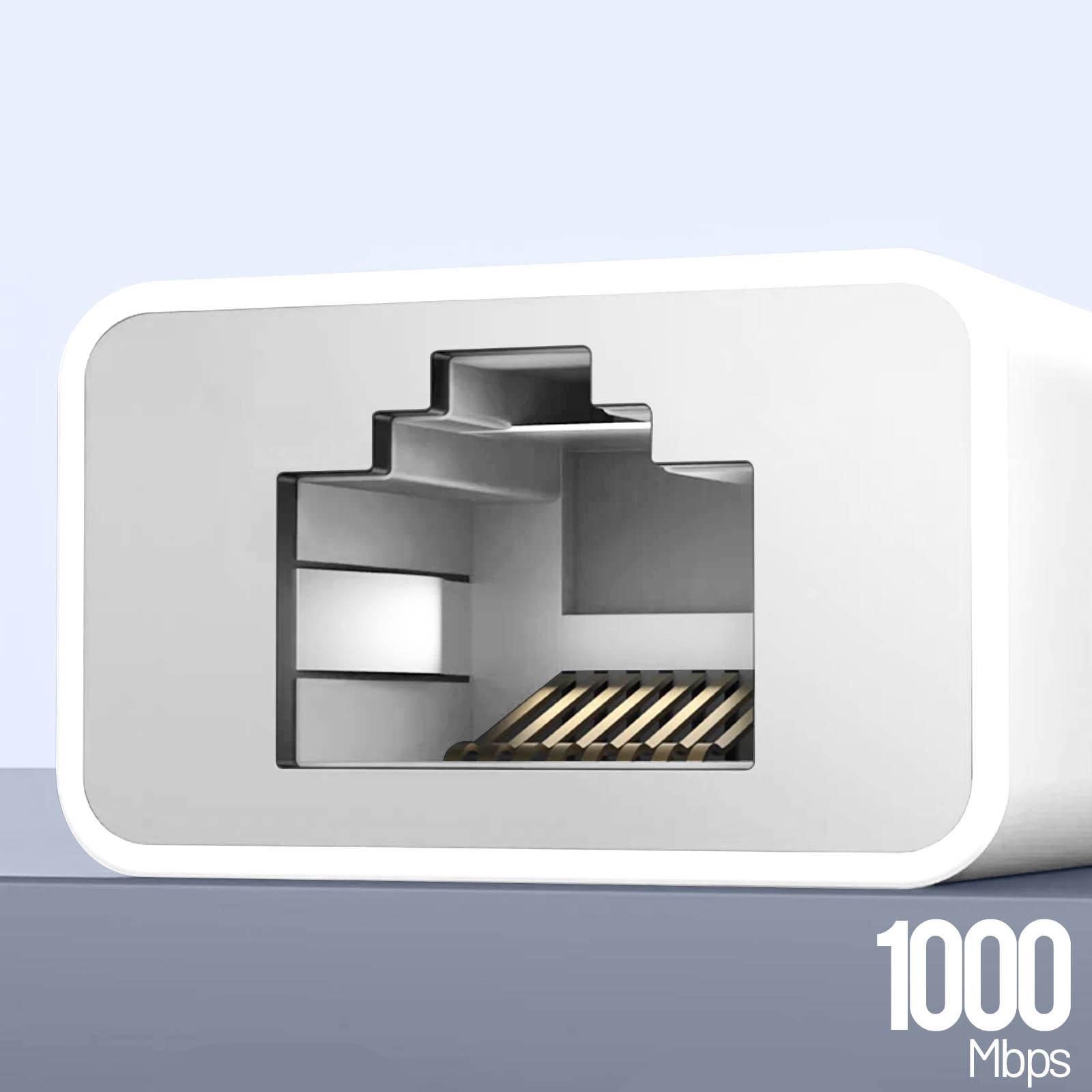 Avizar  Adaptateur Ethernet p. Ordinateur USB-C 