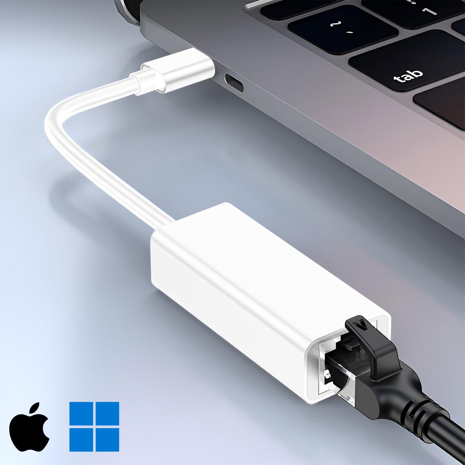 Avizar  Adaptateur Ethernet p. Ordinateur USB-C 