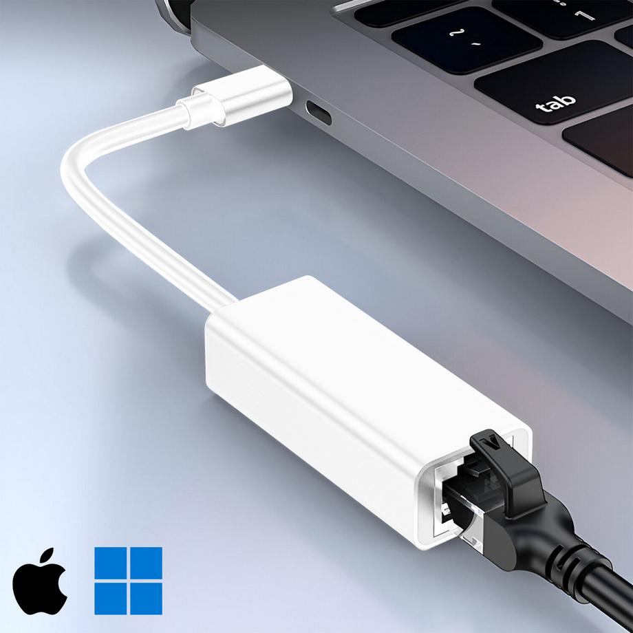 Avizar  Adaptateur Ethernet p. Ordinateur USB-C 