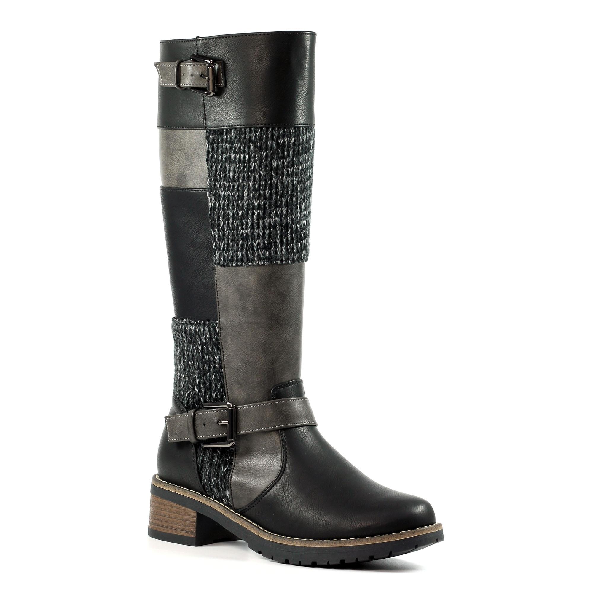 Image of Lange Stiefel Wargate Damen Schwarz 38