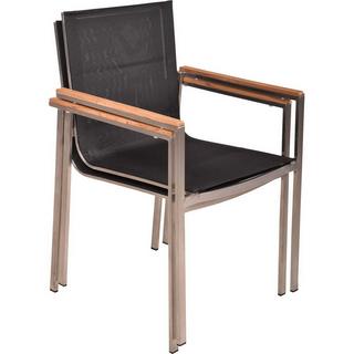 mutoni pleasure Garten Essgruppe Denver Teak dunkelgrau (5-tlg)  