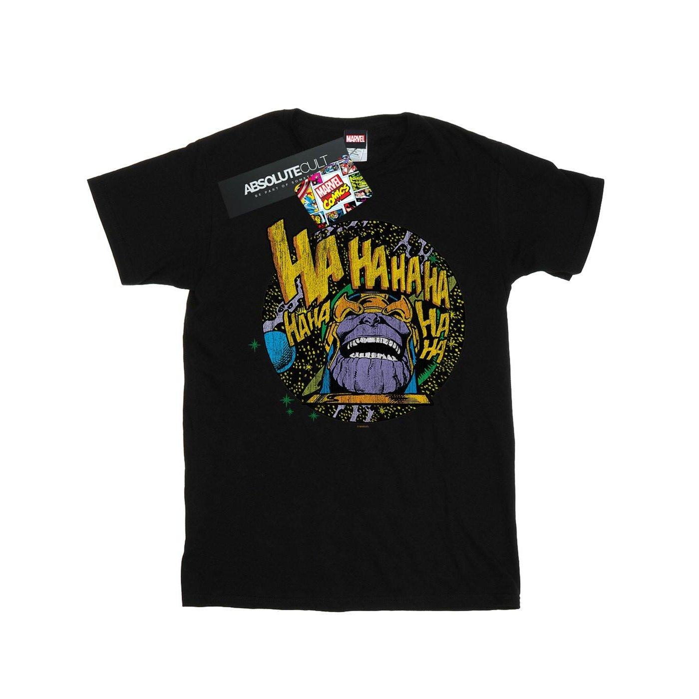 Image of Thanos Laughs Tshirt Damen Schwarz L
