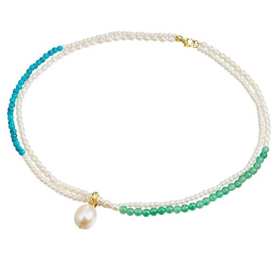 Valero Pearls  Femme Collier de pierres précieuses 