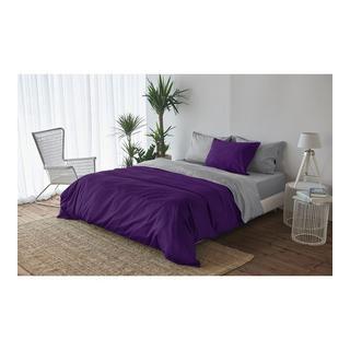 Living Home Uni Satin Doubleface Kissenbezug  