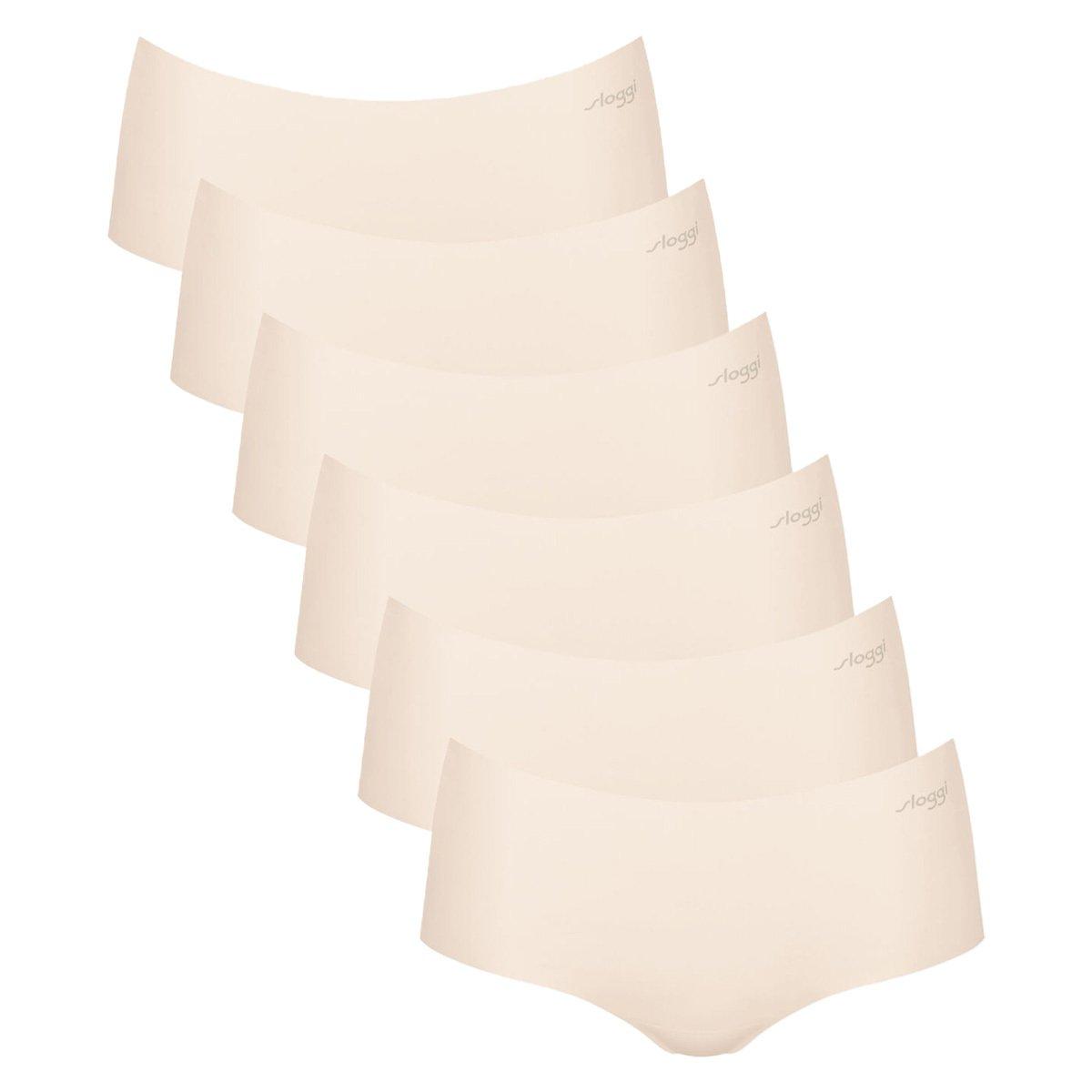 Image of 6er Pack Zero Microfibre 2.0 - Short Slip Damen Offwhite S