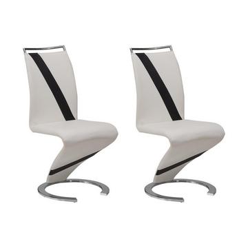 Lot de 2 chaises TWIZY Simili