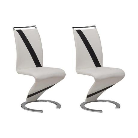 Vente-unique Lot de 2 chaises TWIZY Simili  