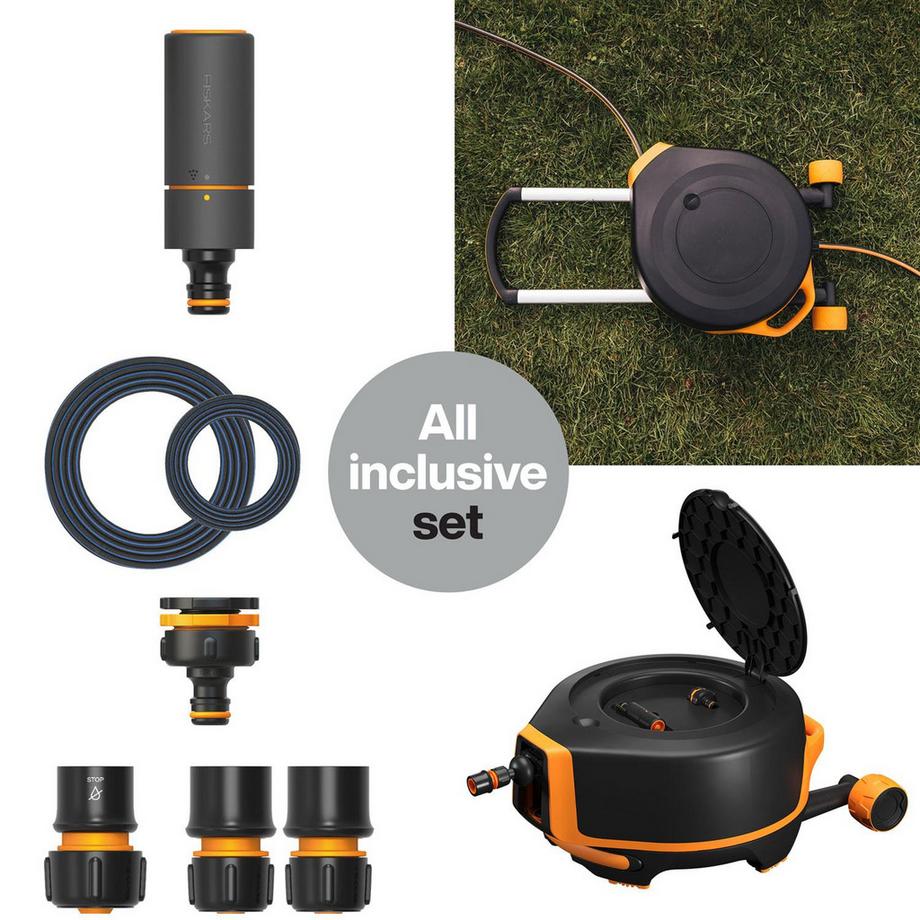 Fiskars  Schlauchtrommel Auto XL, mit Rädern der X-Serie™ 