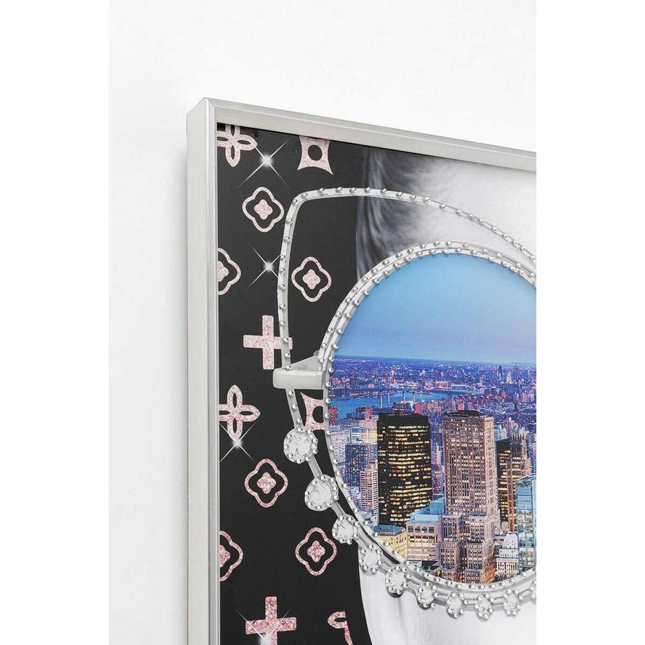 KARE Design Tableau encadré NY View 80x80  