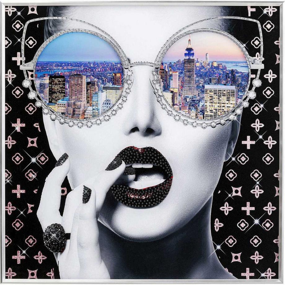 KARE Design Tableau encadré NY View 80x80  