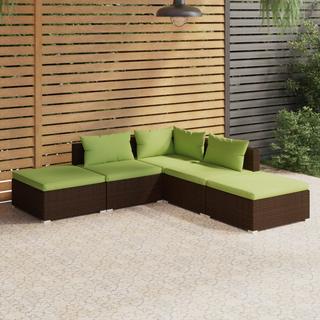 VidaXL Garten-lounge-set poly-rattan  