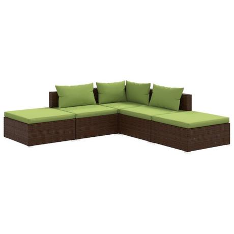 VidaXL Garten-lounge-set poly-rattan  