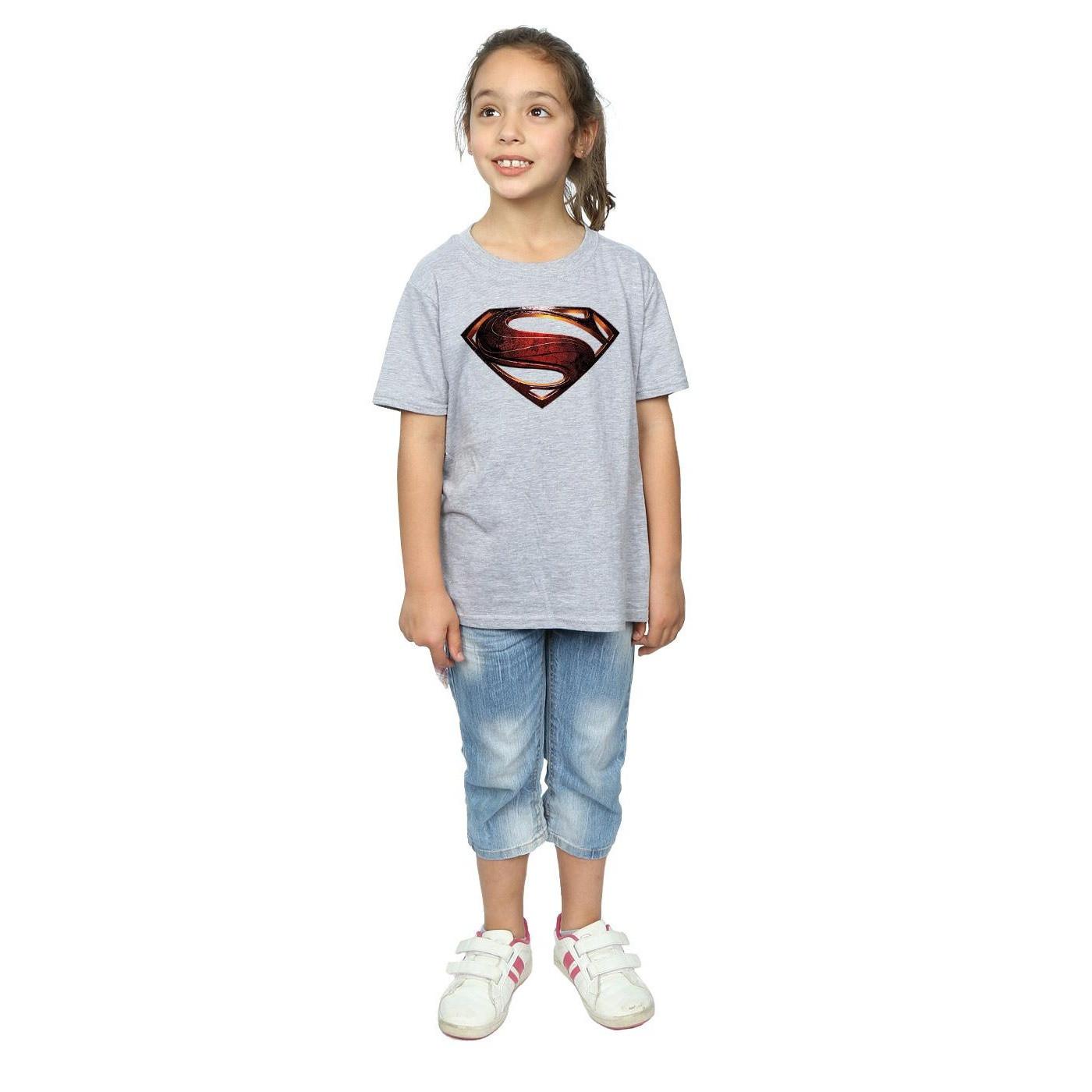 DC COMICS  Tshirt JUSTICE LEAGUE MOVIE SUPERMAN EMBLEM 