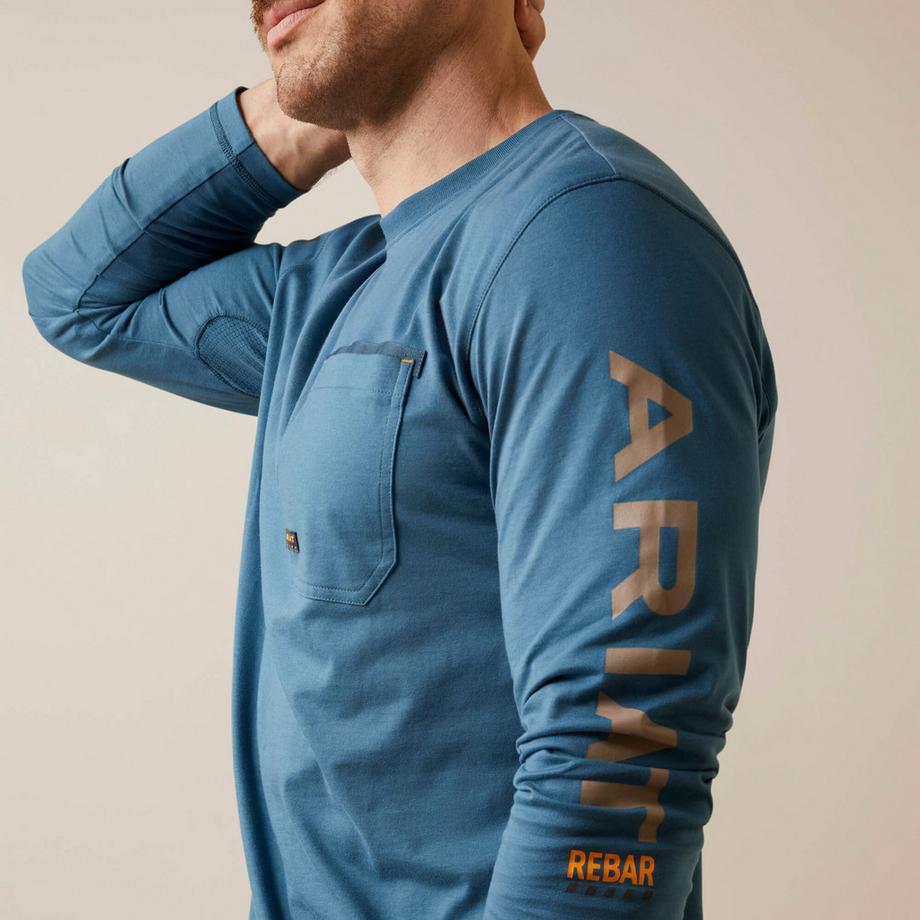 Ariat Rebar Workman Logo Langarmshirt  