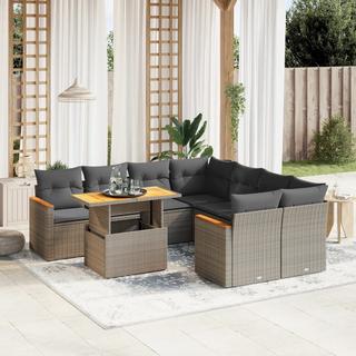 VidaXL Garten sofagarnitur poly-rattan  