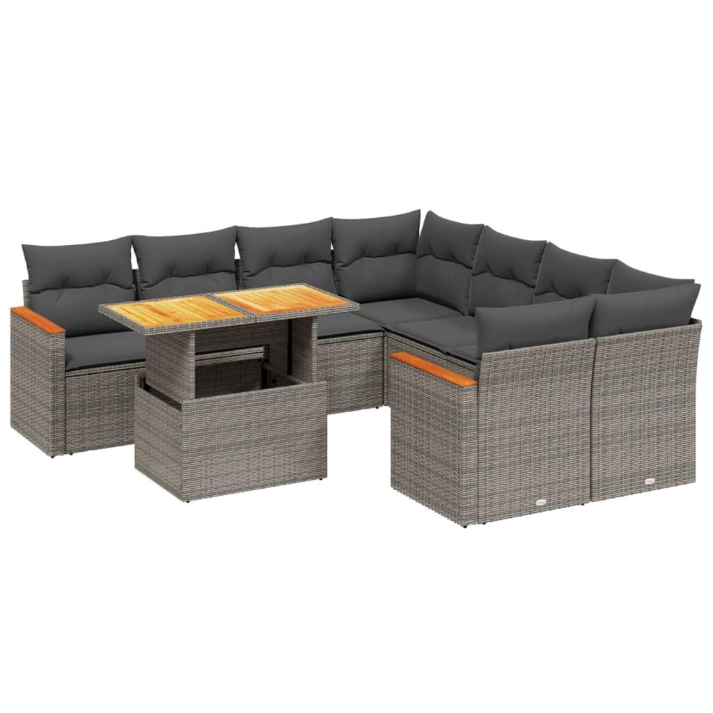 VidaXL Garten sofagarnitur poly-rattan  