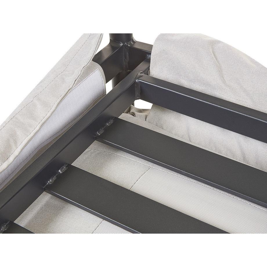 Beliani 2 Sitzer Sofa aus Aluminium  ESPERIA  