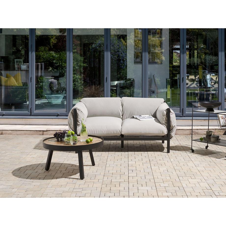 Beliani 2 Sitzer Sofa aus Aluminium  ESPERIA  