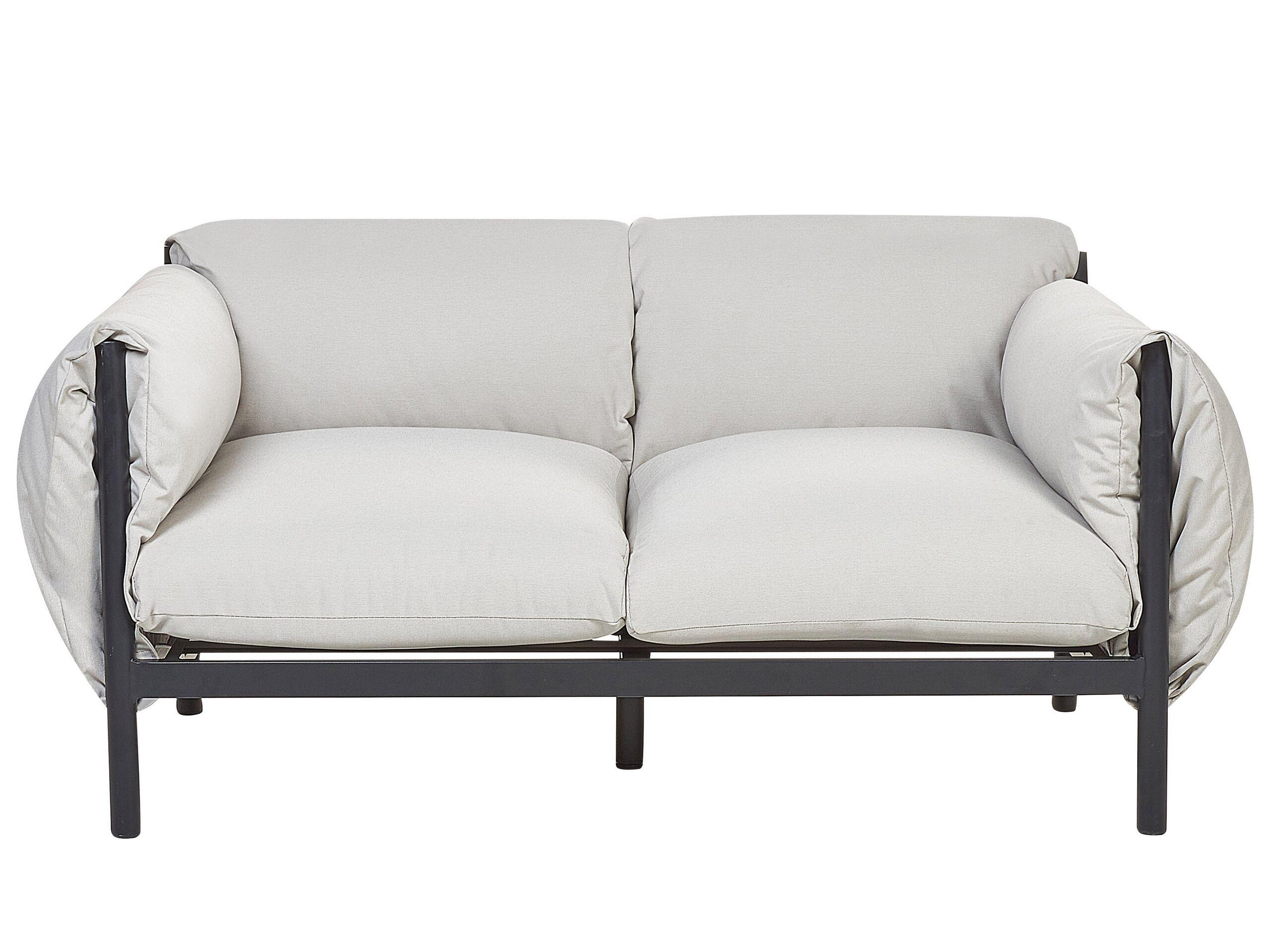 Beliani 2 Sitzer Sofa aus Aluminium Modern ESPERIA  