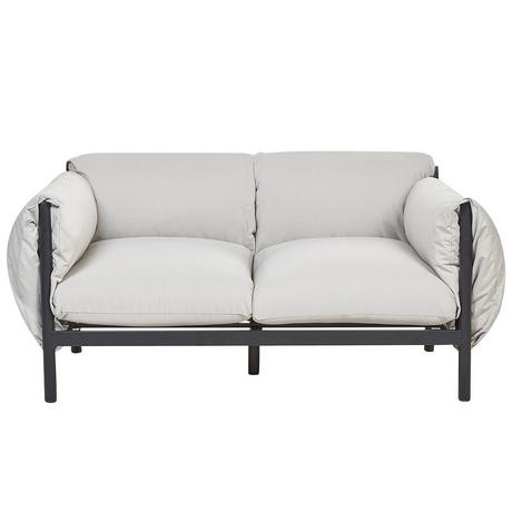 Beliani 2 Sitzer Sofa aus Aluminium Modern ESPERIA  