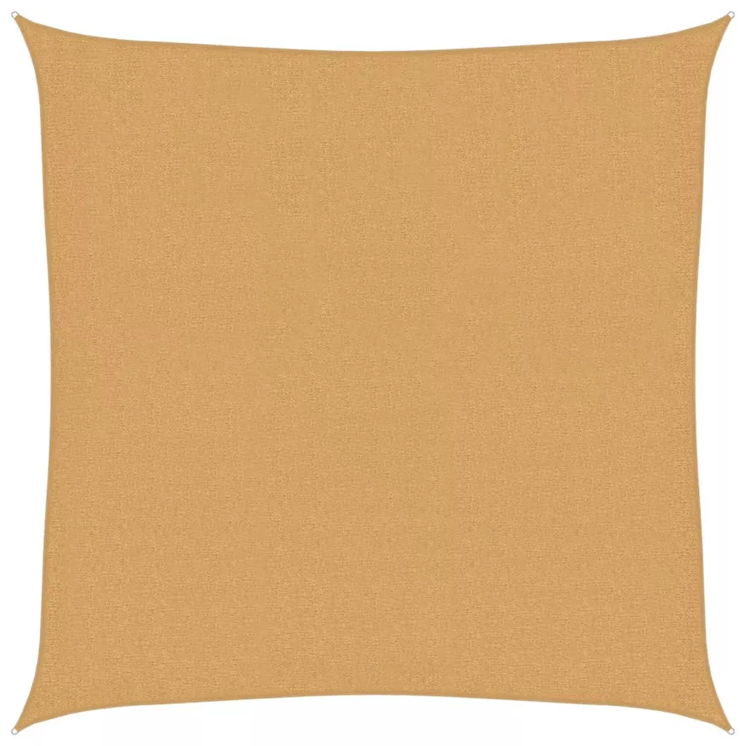 vidaXL Voile d'ombrage 160 g/m² carré sable 2x2 m PEHD