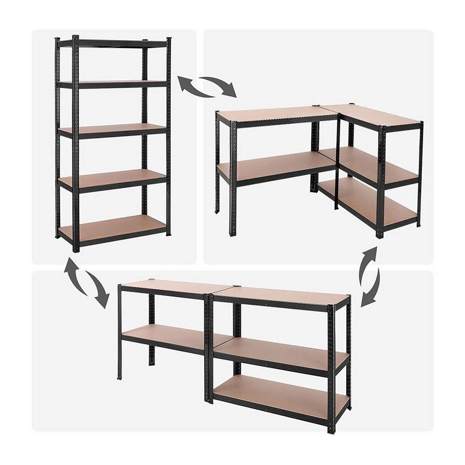 Calicosy Robustes, verstellbares Garagenregal, 875 kg Tragkraft  