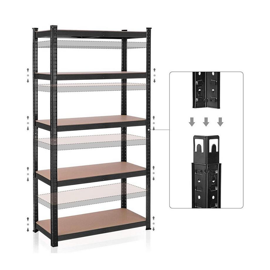 Calicosy Robustes, verstellbares Garagenregal, 875 kg Tragkraft  