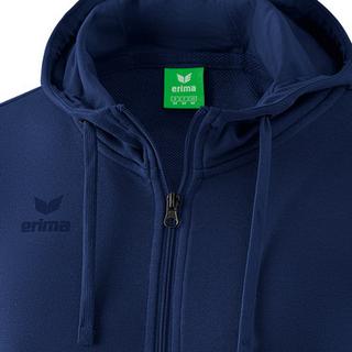 Erima  sweat zippé à capuche enfant basic 