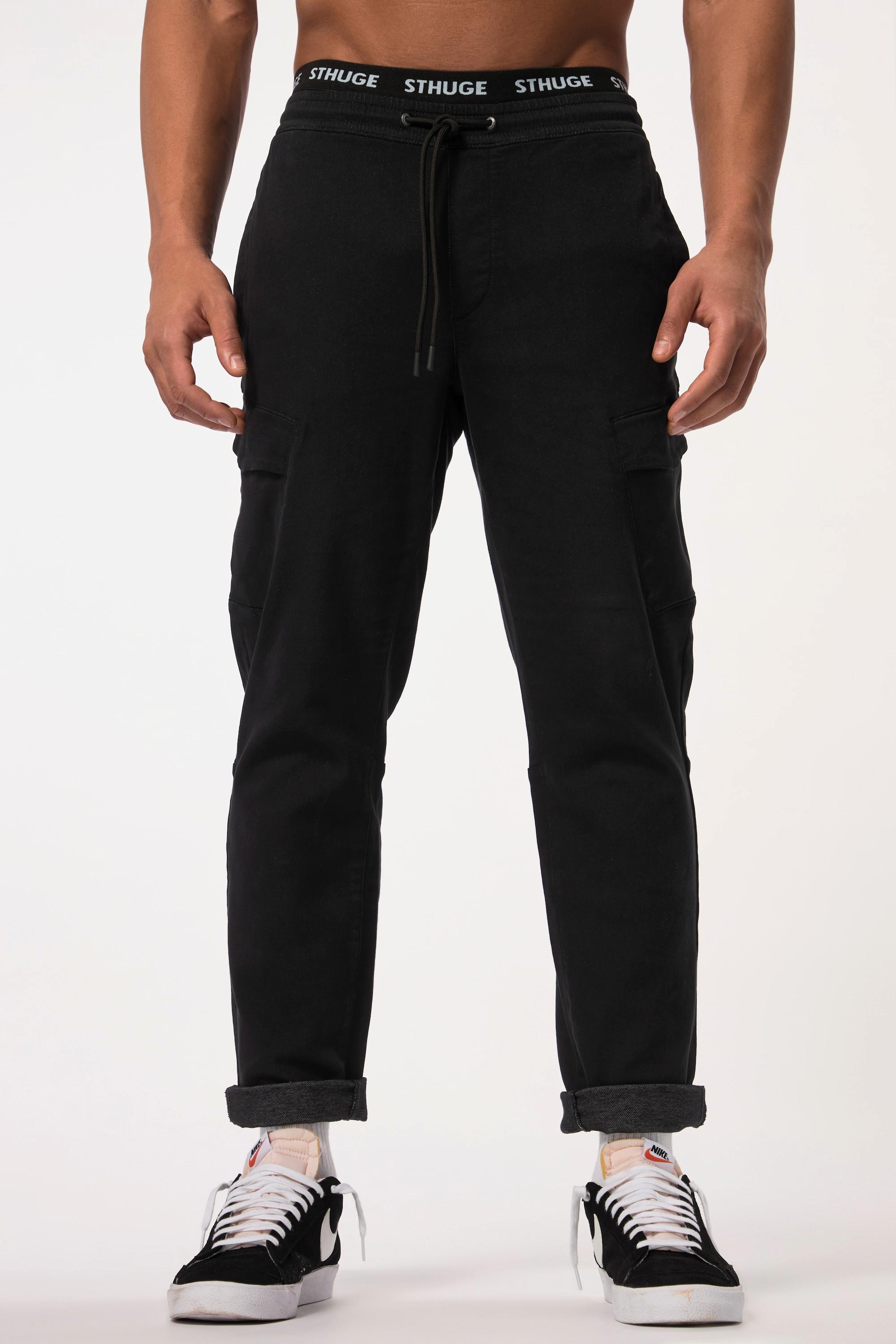 Sthuge  Pantalon cargo STHUGE. Technologie FLEXLASTIC® et taille élastique. Jusqu'au 8 XL 