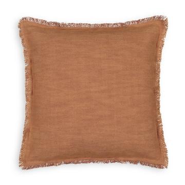 Housse de coussin en lin et coton Kamsy