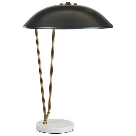 Beliani Lampe à poser en Métal Moderne DANTO  