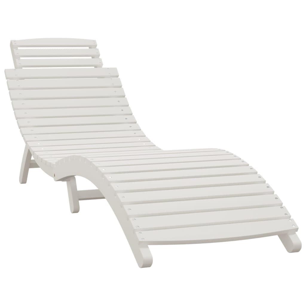 VidaXL Chaise longue bois d'acacia  